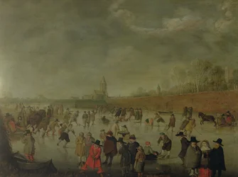 Skating Scene at Kampen
